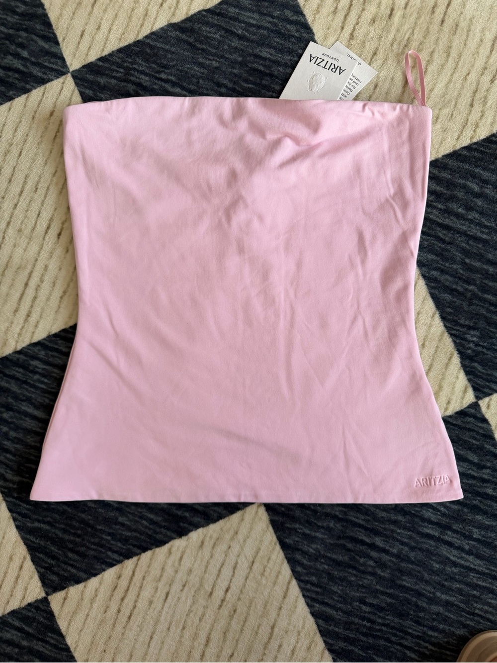 BNWT Aritzia Milkshake Pink Strapless Contour Tube Top